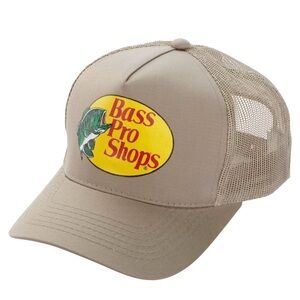 Bass Pro Shops Mesh‎ Trucker Cap - Khaki Brown